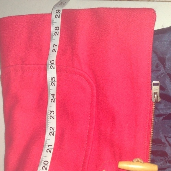 American eagle outfitters size medium red winter pea coat - Picture 10 of 10